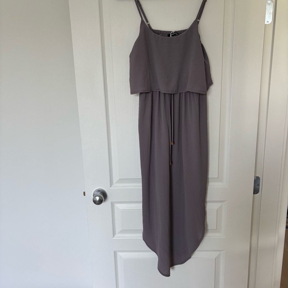 BNWT Adjustable Strappy Summer Midi Dress w/ Split Hem - Size L - Picture 3 of 10